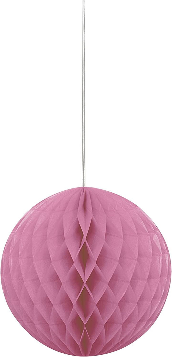 Hot Pink Honeycomb Pom Pom 8 Inch - UNI64252 Party Decor