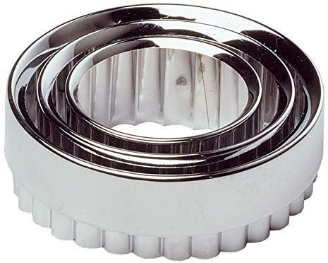 Crinkle Pastry Cutters - CHEF AID 3 PCS Set 10K33253