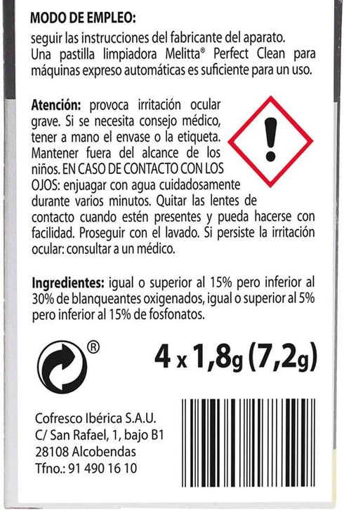 Espresso Machine Cleaner Tabs by Melitta - MEL6545529 4-Pack