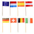 50 FLAG PARTY PICKS 8CM NATIONS. PS12665