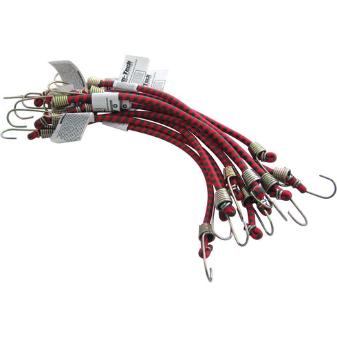 Mini Bungee Straps with Metal Hooks - AM-TECH 10x10 Inch