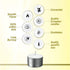 BOLSIUS TEALIGHT CANDLE WHITE 8 HRS PACK OF 50. 103630519700