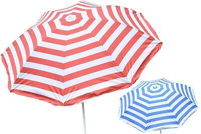 34 INCH ADJUSTABLE BEACH ASSORTED PARASOL WITH PVC BAG. TY9658