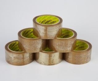 Brown Packing Tape - PRIMA 48MM X 66M Low Noise Rolls PK/6