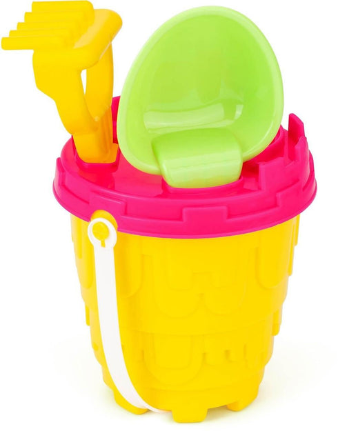 YELLO CASTLE BEACH BUCKET SET 6PCS. BU1315