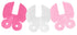 Pink Baby Pram Garland 2.6M - Adorable Nursery Decor X41172