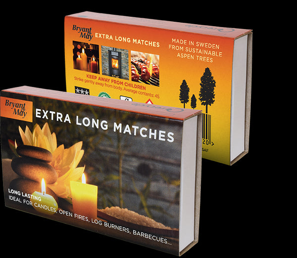 Extra Long Matches - BRYANT MAY 12 Pack M26320