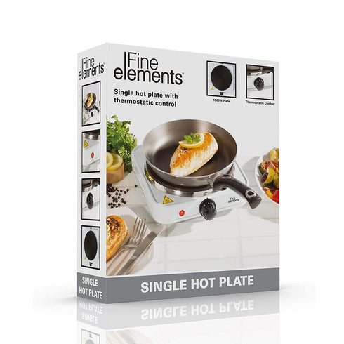 Portable Hot Plate - FINE ELEMENTS Electric Single Hob SDA1675GE