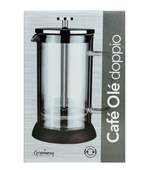 Cafetiere Coffee Maker - GRUNWERG CAFE OLE DOPPIO 8 Cup 1L