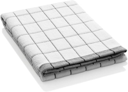Black Tea Towel - E-Cloth E-Towel Classic Check TBLC