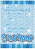 14 HAPPY BIRTHDAY INVITES ENVELOPES BLUE. DP08025