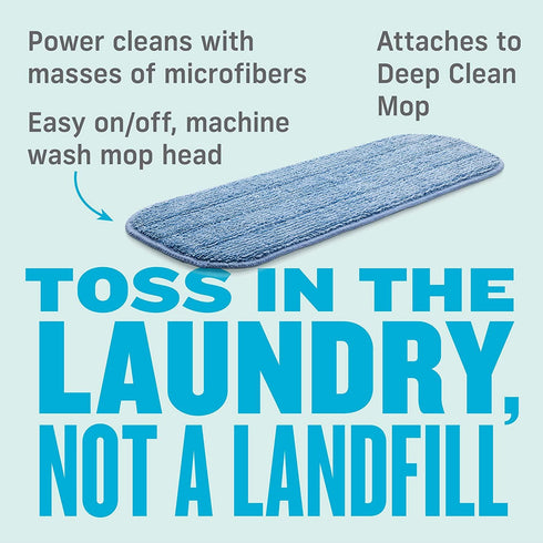Microfiber Mop Head - E-CLOTH Deep Clean for Efficient Cleaning