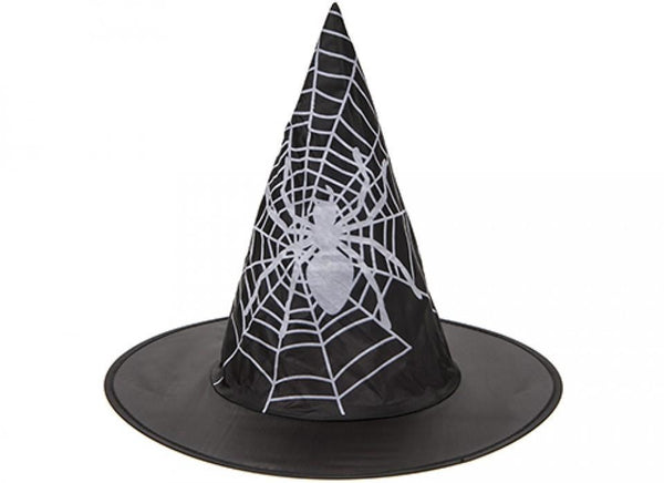 HAUNTED HOUSE CHILDS NYLON WITCH HAT BLACK. PI972002