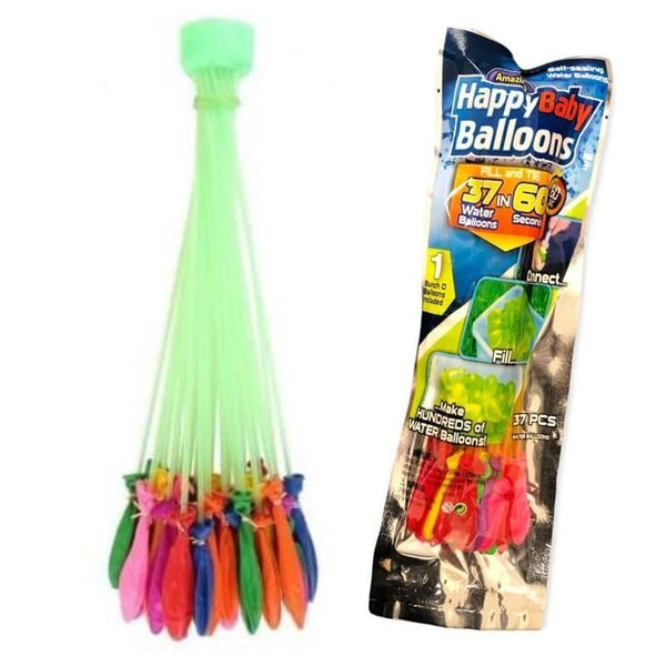 HAPPY BABY BALLOONS WITH ADAPTOR 37/PK. HU1052