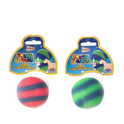JOKES & GAGS ASSORTED SUPER SQUISHY BALL. 1376492