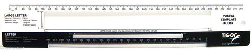 Postal Template Ruler - TIGER T301603 for Accurate Mailings