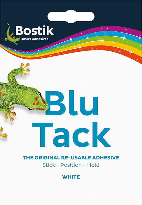 Bostik Blue Tack White - Adhesive Putty for Secure Holding