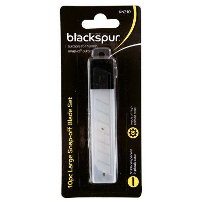Snap-Off Blade Set - BLACKSPUR 10PC Large KN310 * DO NOT LIST *