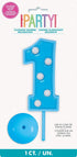 Flashing Cake Topper - Blue Polka Dots No.1 | UNI37041