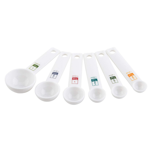 TALA PLASTIC MEASURING SPOONS SET OF 6. 10A10450