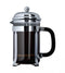 Chrome Coffee Press 6 Cup - TM08C Elegant Plunger Maker