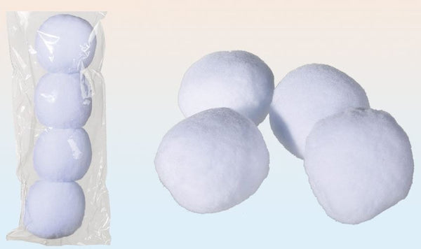 4 PER PACK INDOOR TEXTILE SNOWBALL WHITE. 592100