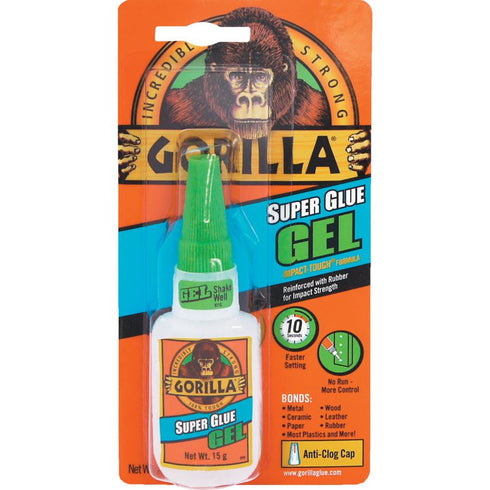 Gorilla Super Glue Gel 15gm - Strong Bonding 4044401