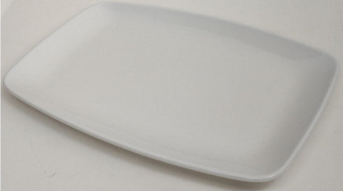 CARNABY ISLINGTON RECTANGULAR WHITE PORCELAIN SERVING PLATE 12" / 31CM. CRM1487GE