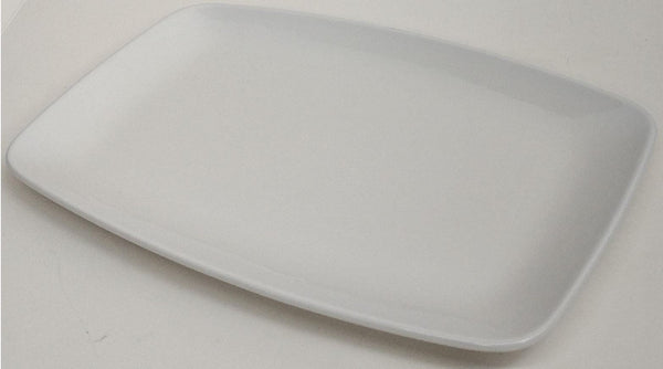 CARNABY ISLINGTON RECTANGULAR WHITE PORCELAIN SERVING PLATE 12" / 31CM. CRM1487GE