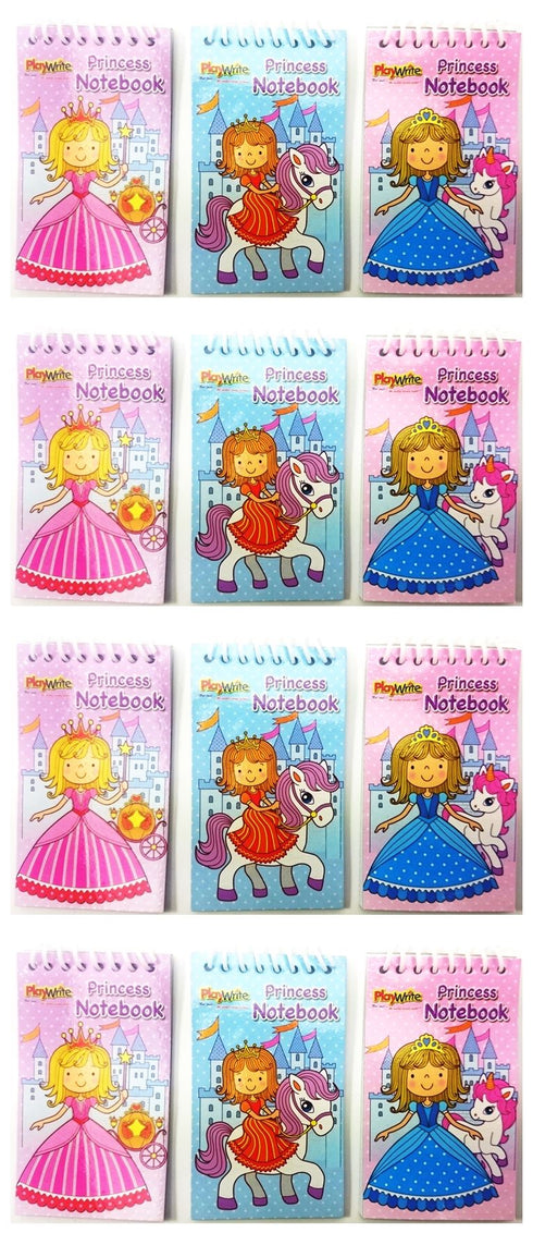 '12 PRINCESS MINI SPIRAL NOTEBOOKS FOR CHILDREN'S BIRTHDAY PARTY LOOT BAGS'||'. '||'303507'
