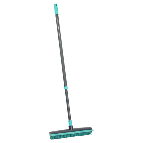 Extendable Rubber Broom with Squeegee - JVL 20-060GY