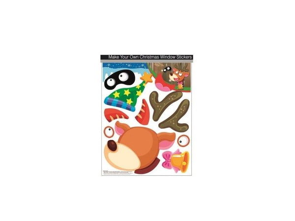 REINDEER DIY WINDOW STICKERS. X14382REIN