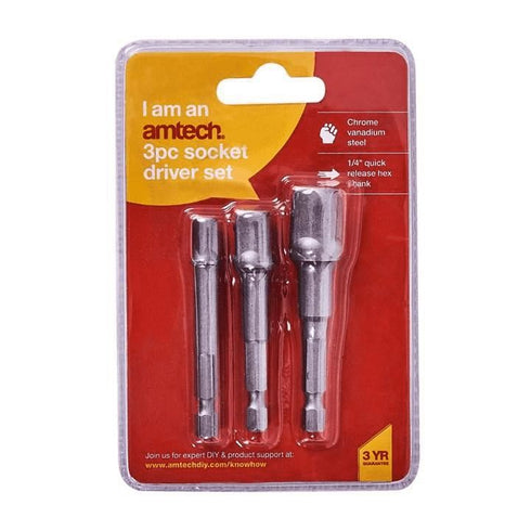 Extra Long Driver Set - AM-TECH I5700 3 Pieces High-Quality Tools