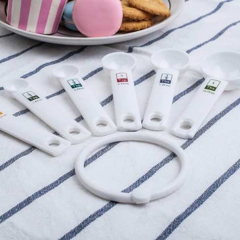 TALA PLASTIC MEASURING SPOONS SET OF 6. 10A10450