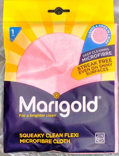 MARIGOLD SQUEAKY CLEAN FLEXI MICROFIBRE CLOTH. FH171817