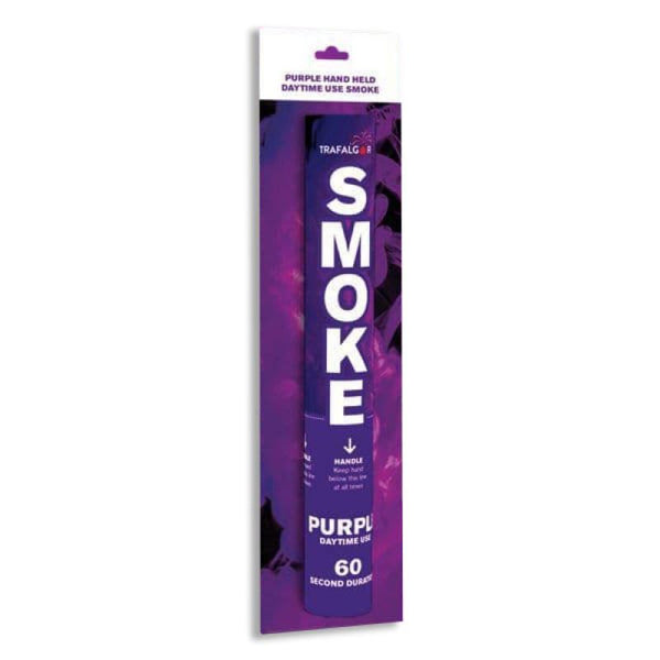 TRAFALGAR HANDHELD DAYTIME COLOURED SMOKE- PURPLE. CR-OSSRPSV