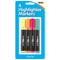 Highlighter Markers Pack - TIGER 4 Count T301504