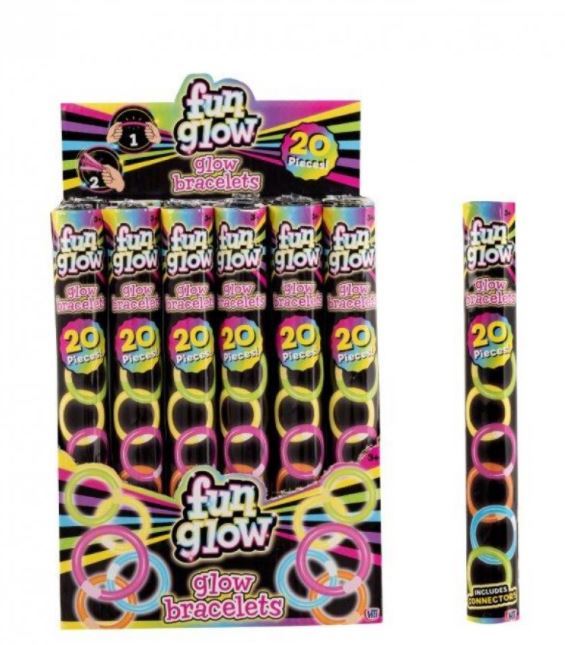 Glow Stick Bracelets 10-Pack - Fun Glow Accessories for Parties