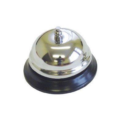 TRADITIONAL STAINLESS STEEL DESK SERVICE BELL. ST7130