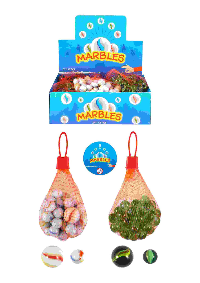 Earth, Mars, Moon To Scale Marble Box Set - Billes Planètes En Verre Recyclé - Socle Inox - Sac Tissu - Made In USA