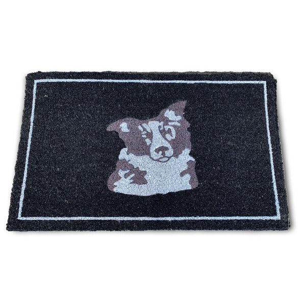 ARBORIA COIR NON SLIP DOORMAT 45CM X 75CM - SHEEPDOG. DM97