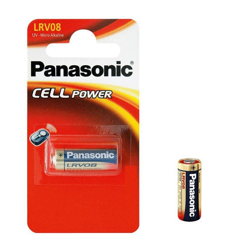 A23 Alkaline Battery - PANASONIC LRV08 12V MN21 Micro Cell