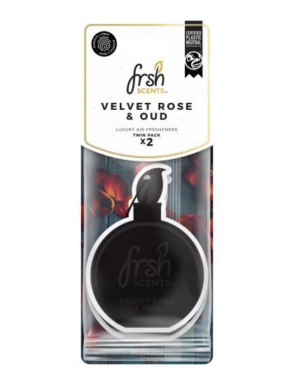 Luxury Car Air Freshener - Velvet Rose & Oud FR1355 2/Pack