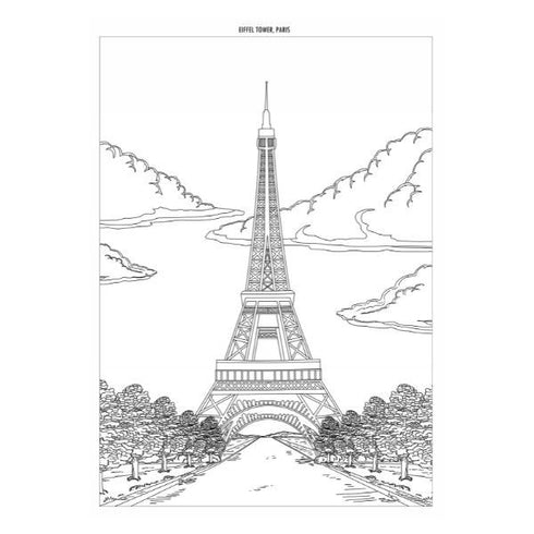 Advanced Colouring Book - SQUIGGLE Famous Places P2950