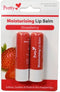 PRETTY MOISTURISING LIP BALM STRAWBERRY 2 X 4.3G. 79909-019