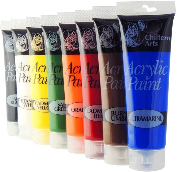 Acrylic Paints 120ml - Chiltern Arts Assorted Colors | ATS1166
