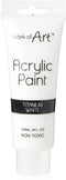 Acrylic Titanium White Paint 120ml - Premium Quality TA6721