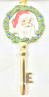 DELUXE FATHER CHRISTMAS SANTA MAGIC FRONT DOOR PEWTER KEY 5075. JD3441