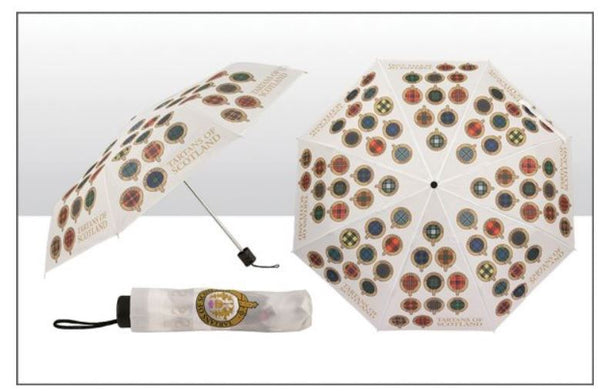 Scottish Tartan Umbrella - Authentic Collapsible Design EL72083