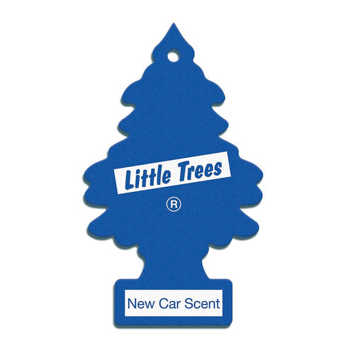 LITTLE TREES CAR AIR FRESHENER - NEW CAR SCENT. MTR0002
